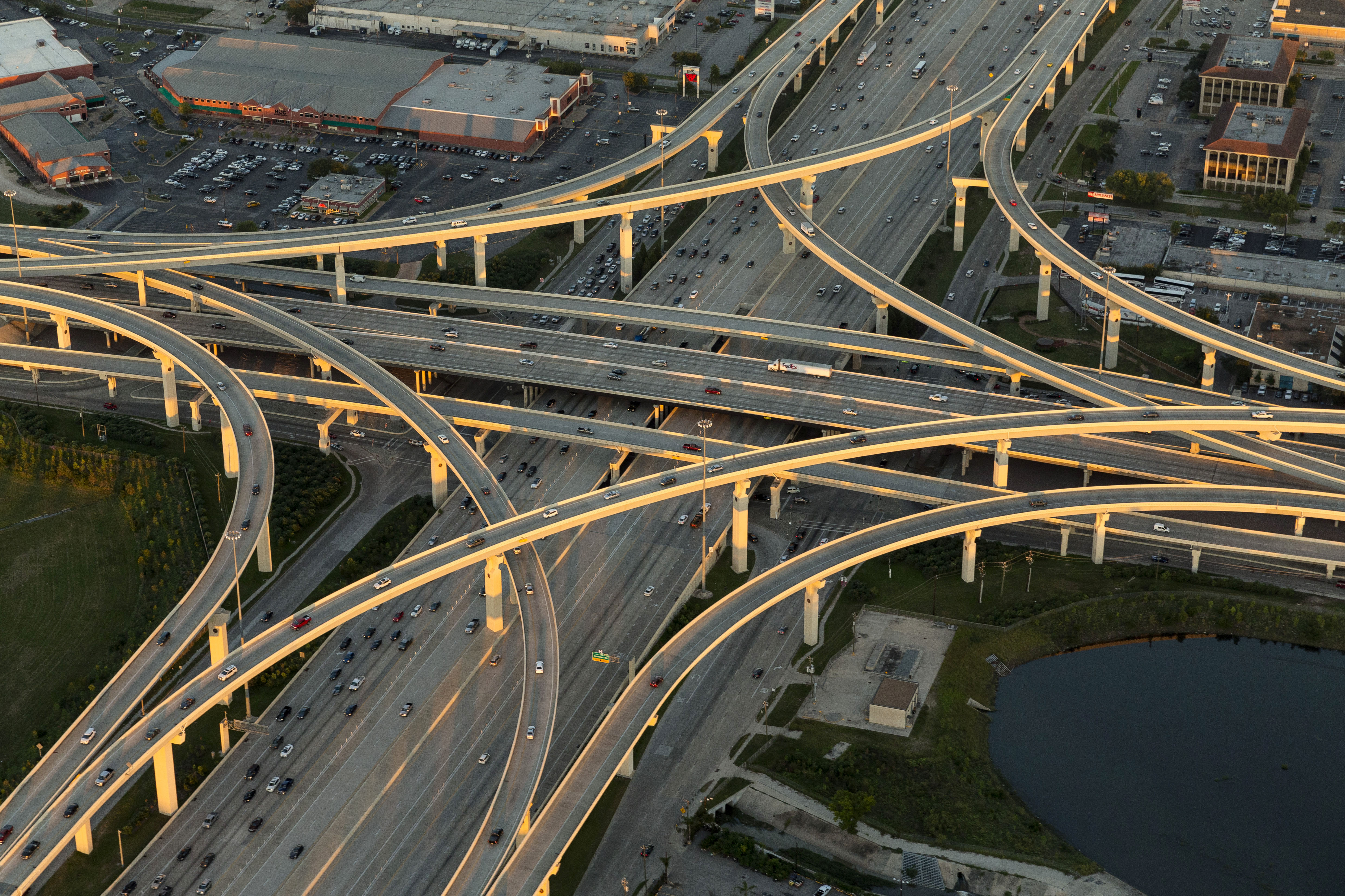 Picture of highway interchange